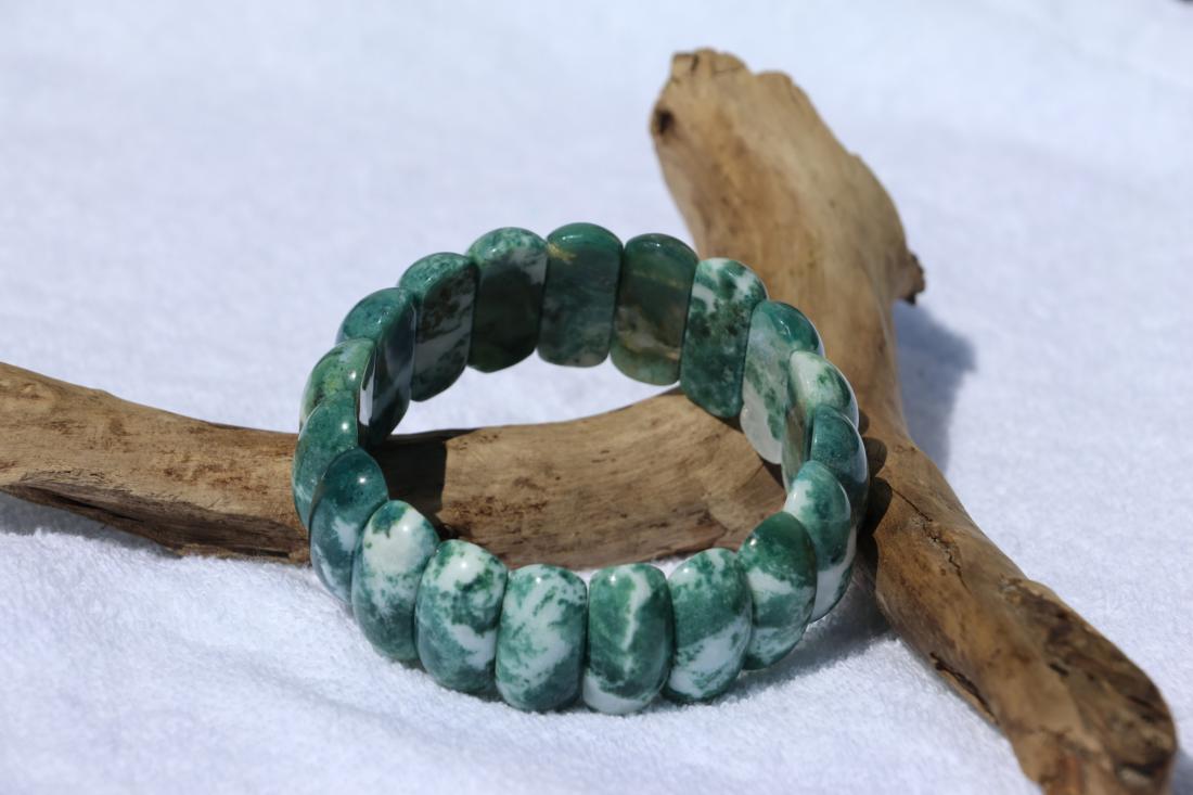 Bracelet Agate Mousse