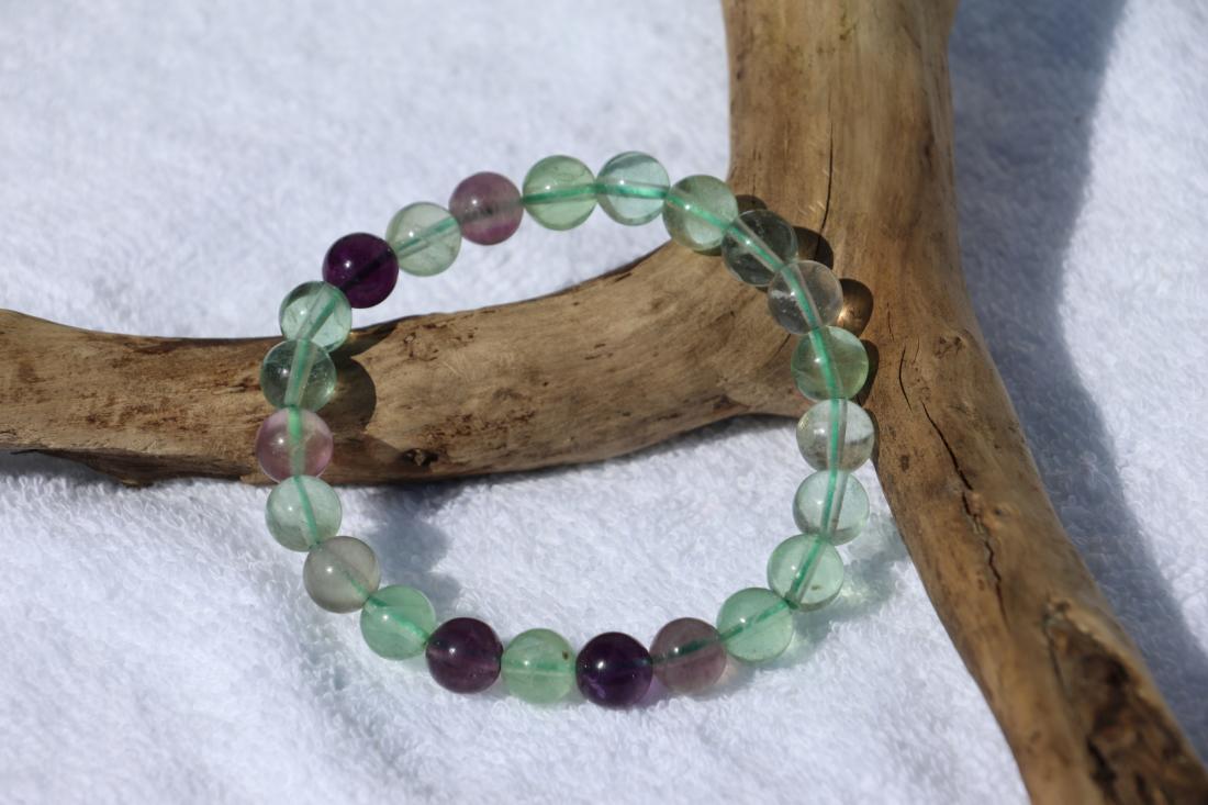 Bracelet Fluorite multicolore